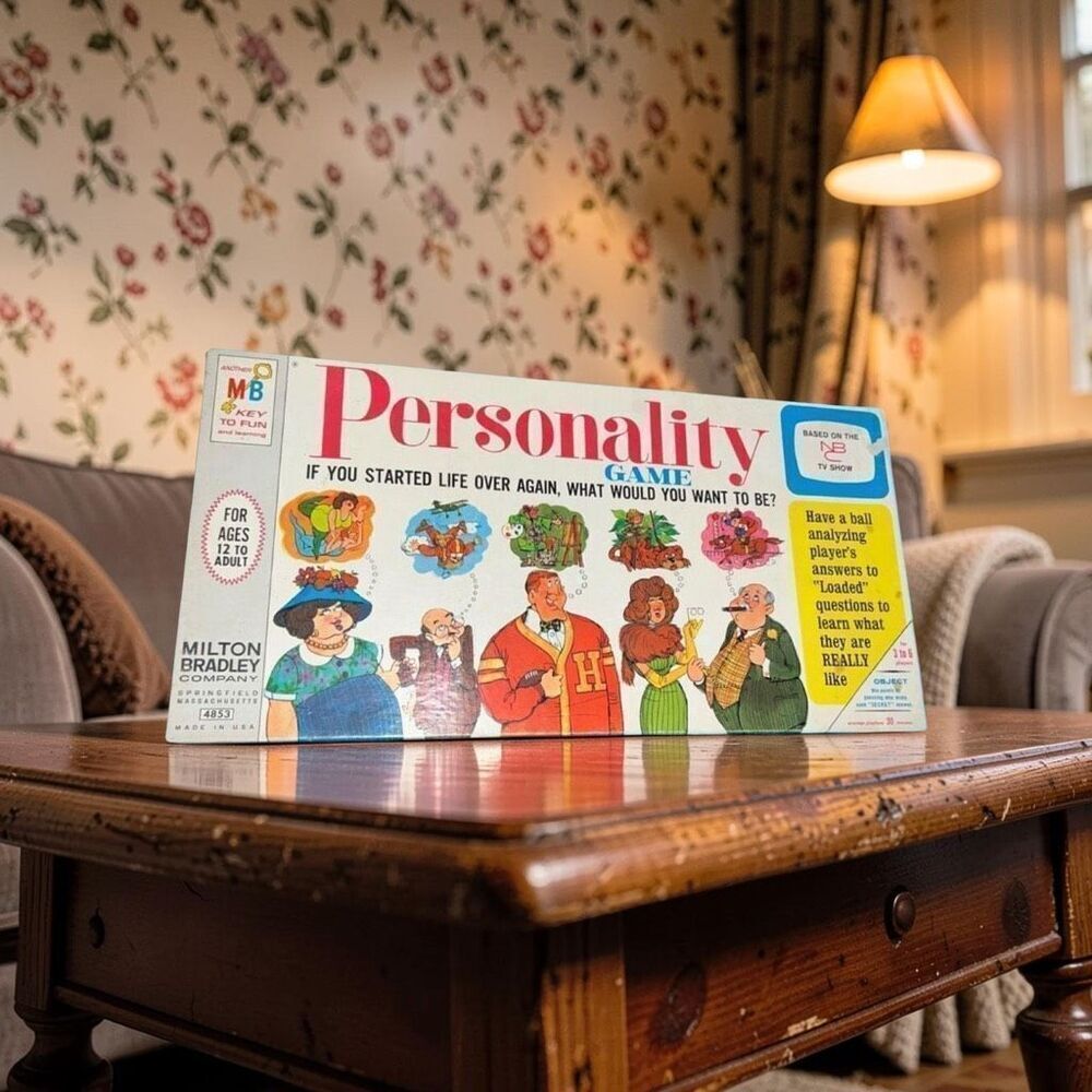 1968 Milton Bradley Funny Personality Board Game Based on TV Show  Ages 12+ COMP